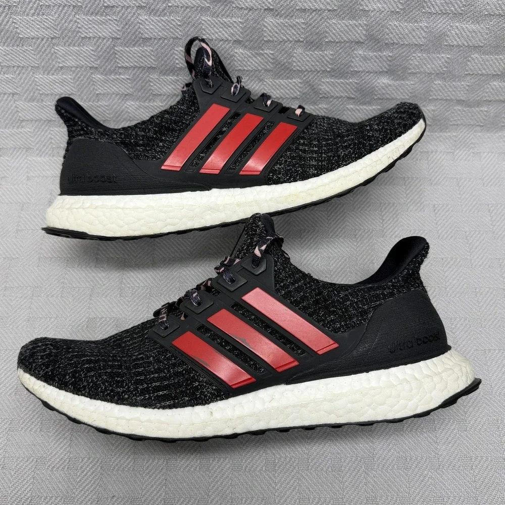 Adidas Ultra Boost‎ Shoes Mens Size 8.5 Black Low Top Running Sneakers F35231